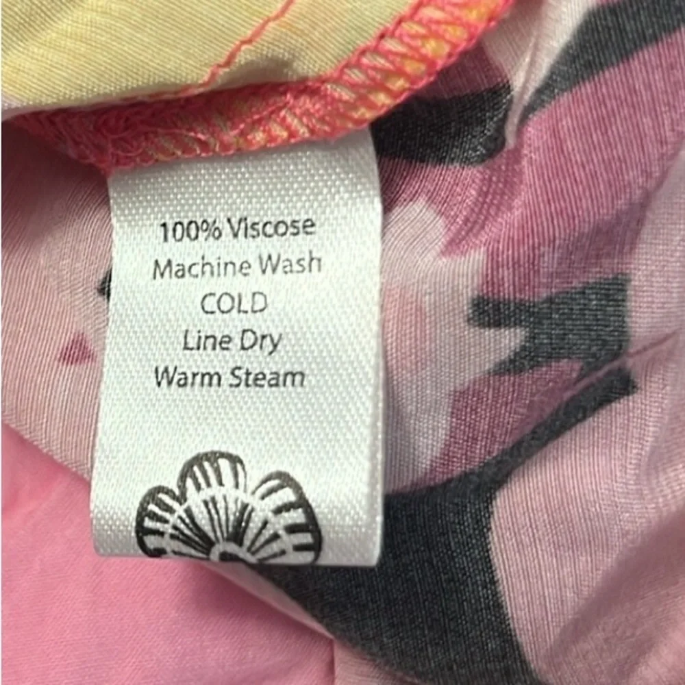 Lesley Evers,CAROLINE Daffodils Dress,Pockets, Lined, Pull-On, PERFECT,Size XS